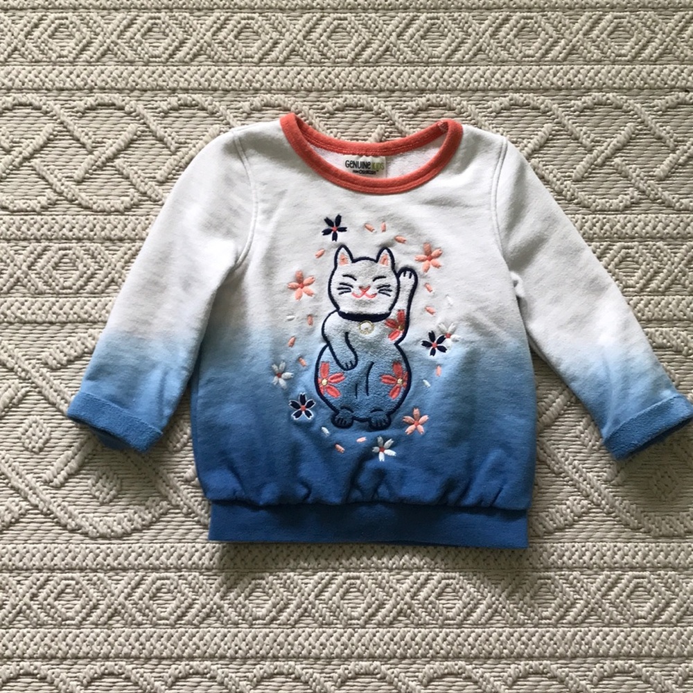 Lucky cat sweatshirt
